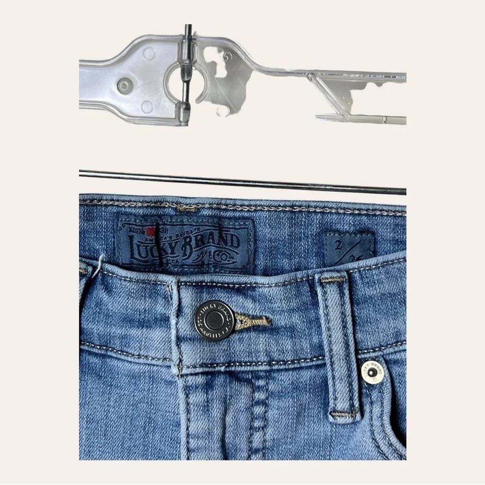 0400W. LUCKY BRAND DENIM JEANS SIZE 2/26 MEDIUM WASH IN‎ COLOR SKINNY STYLE - Picture 7 of 14